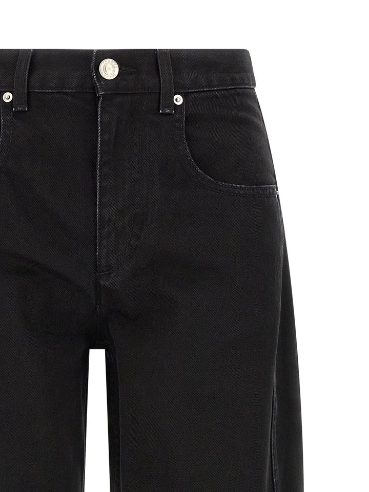 Marant Etoile Oriane Pantaloni - Nero | f96a8f1f9c60aca90504a7470e05d428386d02f4