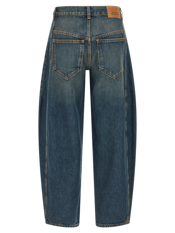 Marant Etoile Oriane-Gz Pantaloni - Blu | 6b802d119b6b9d2bdfe64979d0550a322724486c