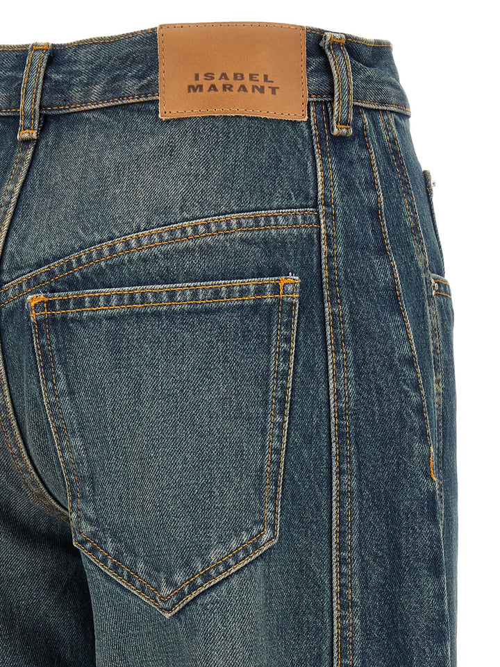 Marant Etoile Oriane-Gz Pantaloni - Blu | f21ed86db59c8617dce0e9313bcee90423e2d697