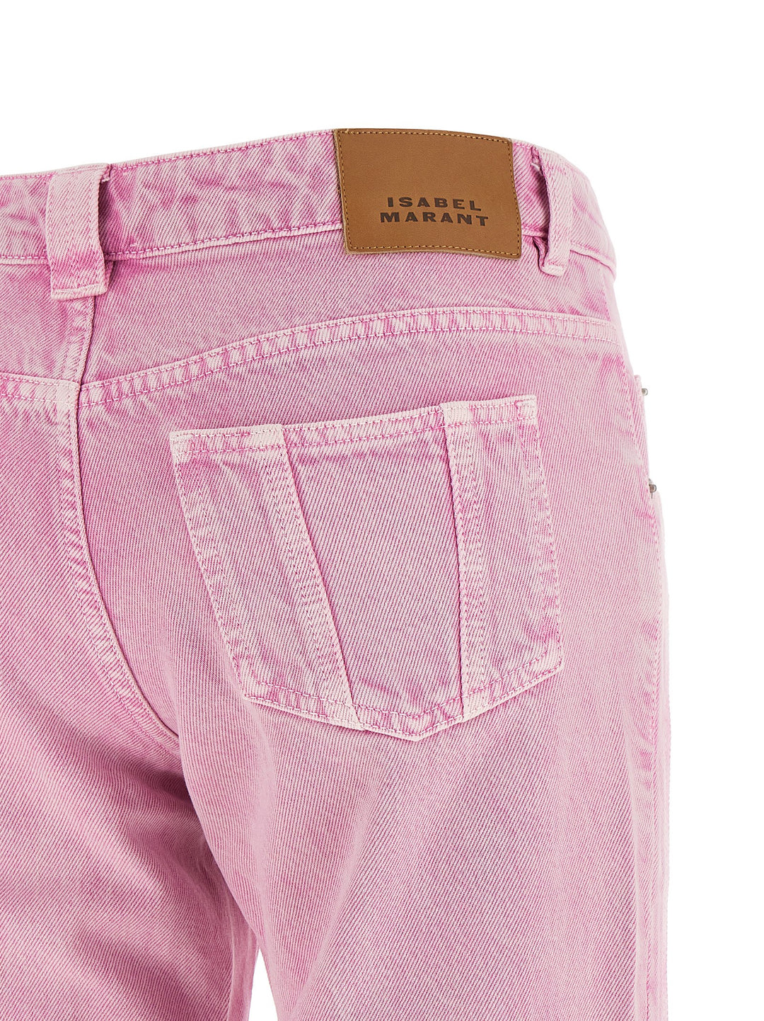 Marant Etoile Jaylis Jeans - Rosa | af26318db3467cf100c2aca26b69b509ecc138f8
