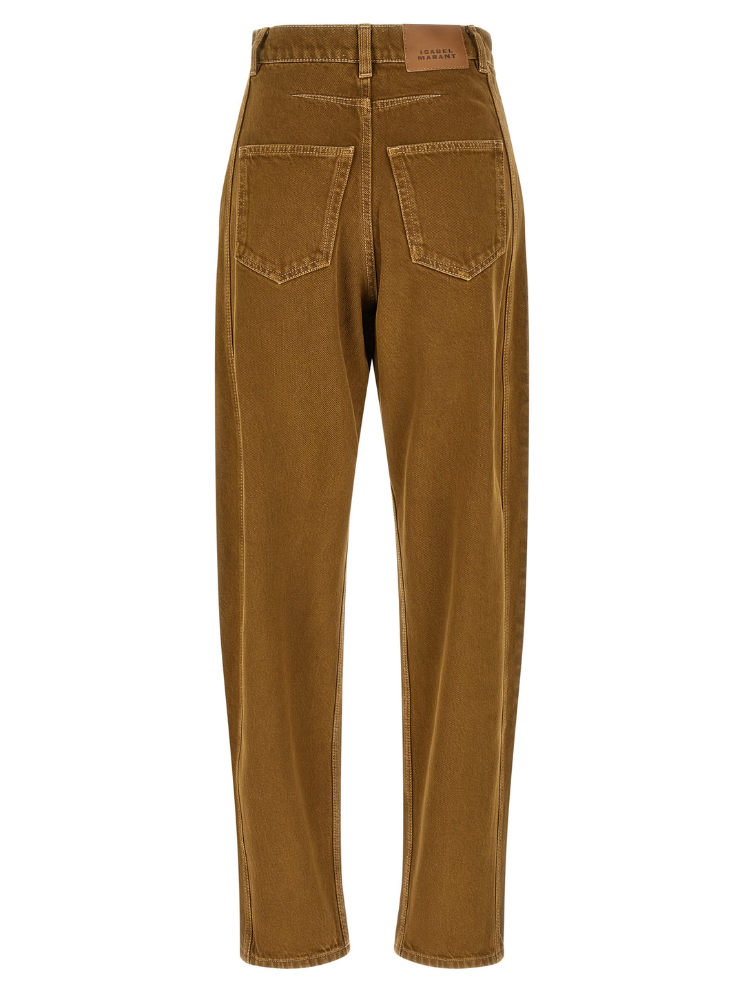 Isabel Marant Lisha Jeans - Marrone | 8ab178c92df23f81c80493c5a885995f244abe3f