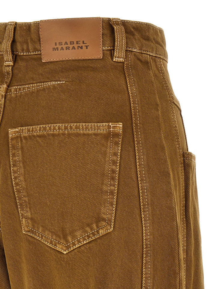 Isabel Marant Lisha Jeans - Marrone | 0d97dabb847e441a008e235811396a75e5bfb8cb