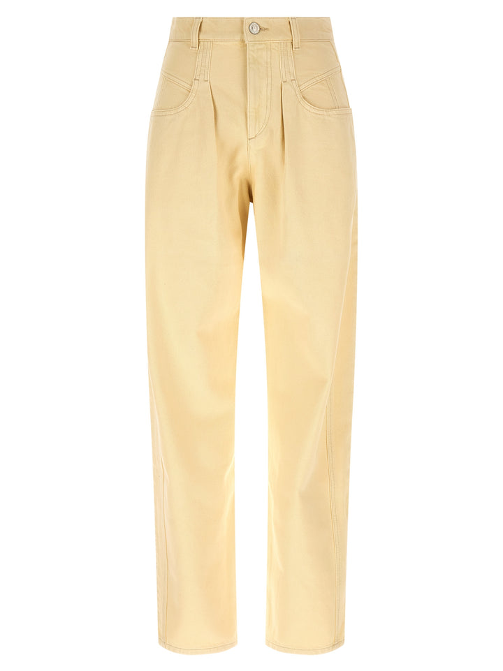 Isabel Marant Lisha Jeans - Beige | 005d51b0a07c2a25fc8d1417b35224b3e4a9cf9a