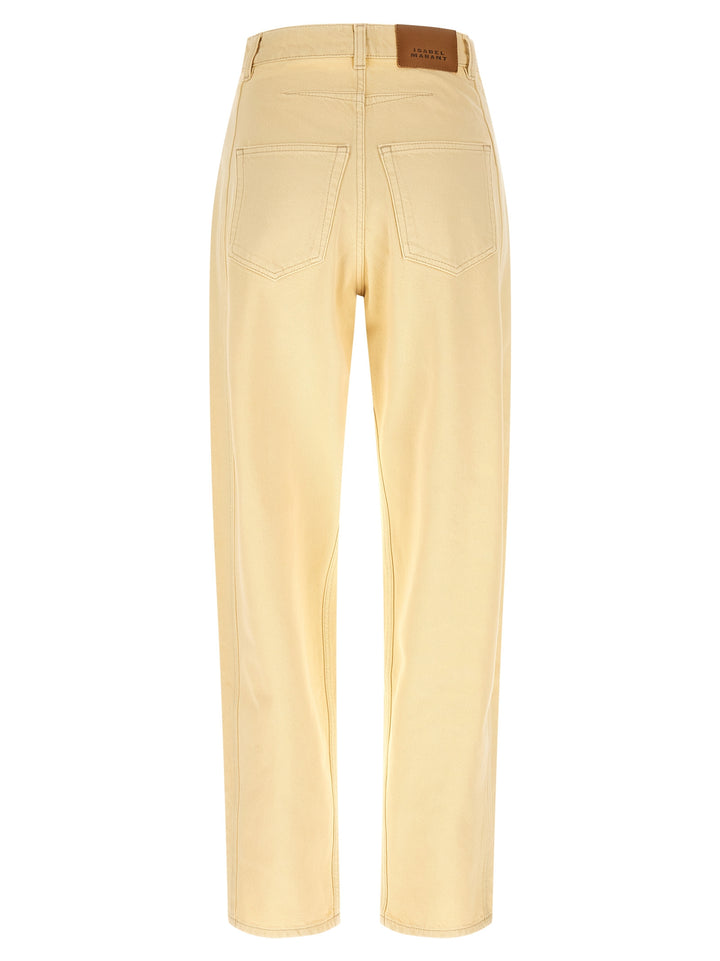 Isabel Marant Lisha Jeans - Beige | b47fda3a9d2b5ff996cdb6f8aa5036b943204d4e
