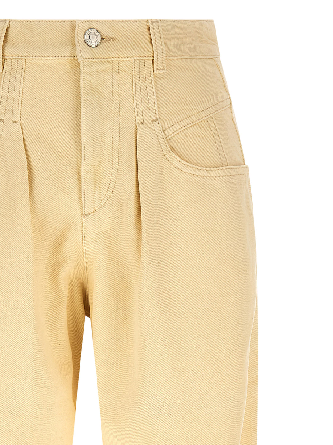 Isabel Marant Lisha Jeans - Beige | 81c0b633d5b435fb72d3d64f851b81535339107e