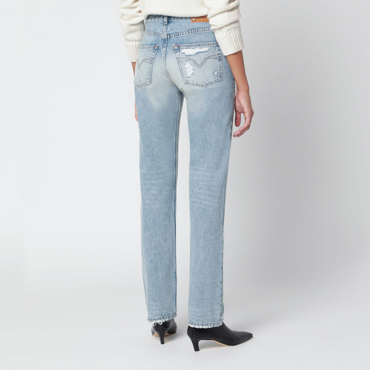 Isabel Marant Pantaloni - Celeste | d7bdd8d75f2bb77e433064ce0f2340a9c21bc384