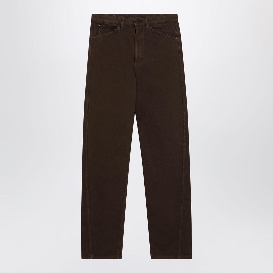 Lemaire Pantaloni - Marrone | aac74430896b55d2195e00569ac449e33f9994f5