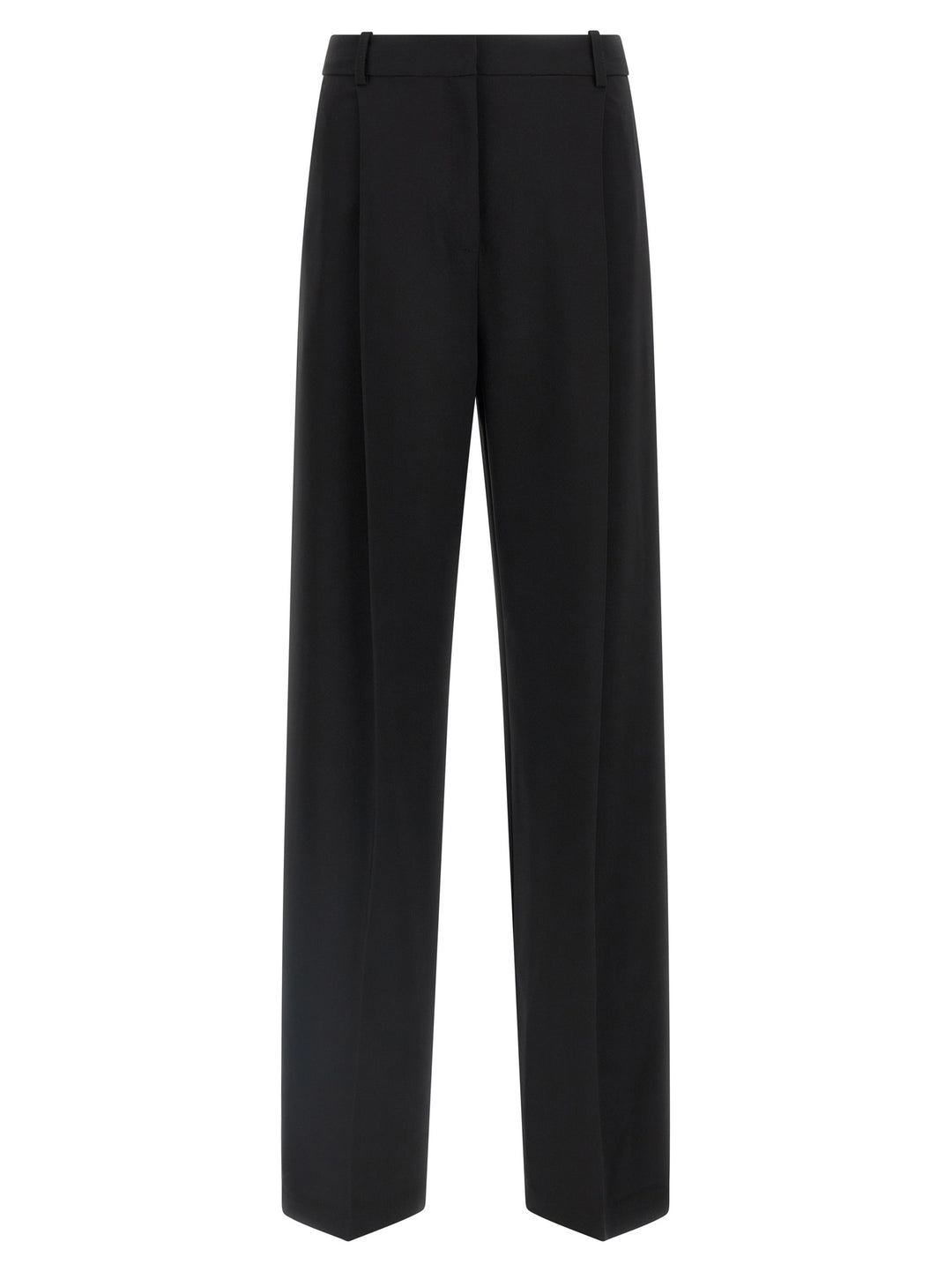Elisabetta Franchi Fluid Cady Pantaloni - Nero | 469e5b919e60a263363ffdb365c252e239dc09e1
