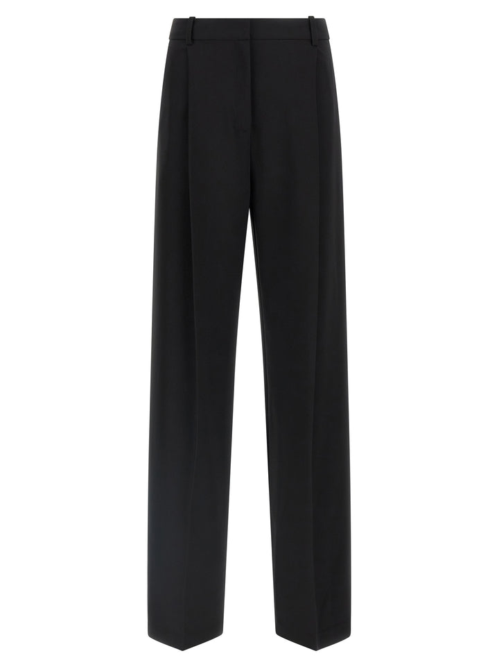 Elisabetta Franchi Fluid Cady Pantaloni - Nero | 469e5b919e60a263363ffdb365c252e239dc09e1