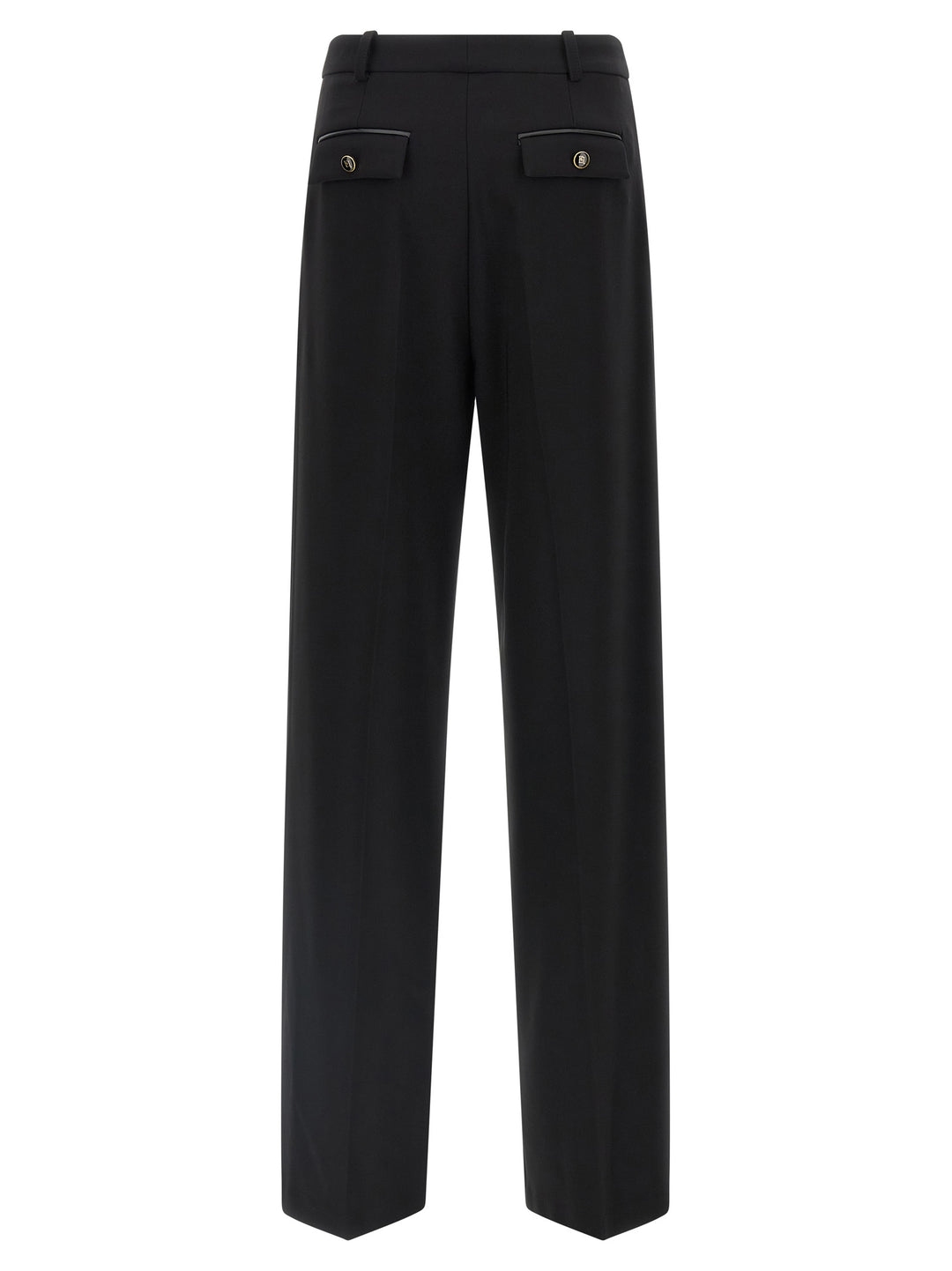 Elisabetta Franchi Fluid Cady Pantaloni - Nero | ab52f244d2b9188ecc339476b9d7a0604b2506b0