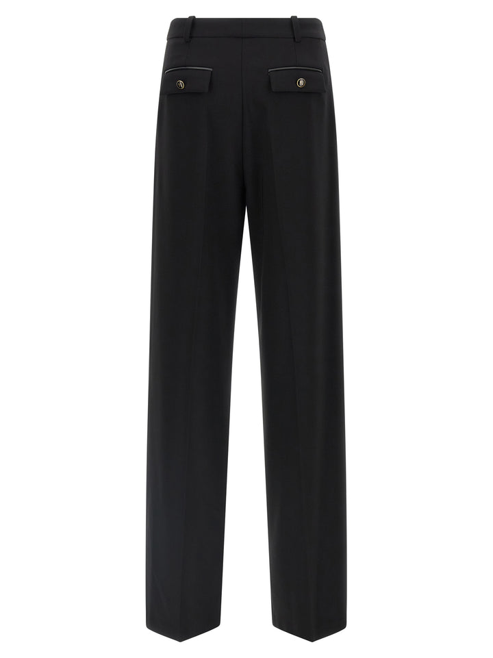 Elisabetta Franchi Fluid Cady Pantaloni - Nero | ab52f244d2b9188ecc339476b9d7a0604b2506b0
