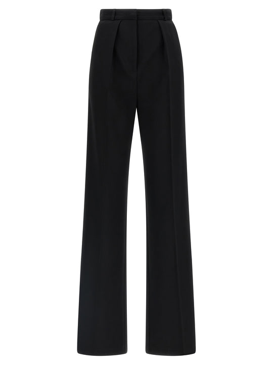 Tuxedo-Effect Trousers Pantaloni Nero