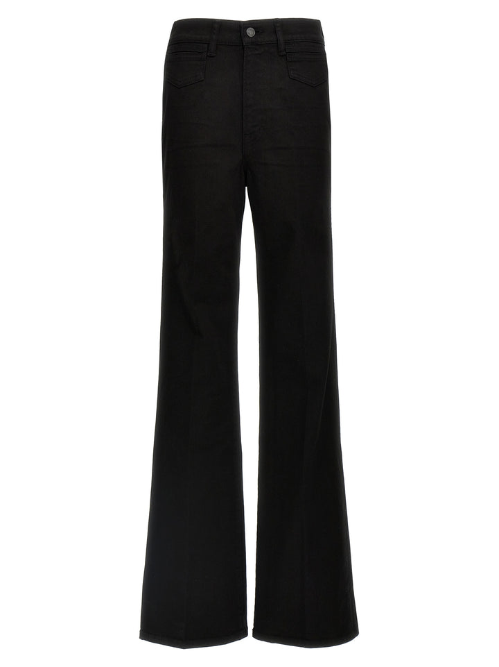 Tom Ford Stretch Twill Denim Wide Flare Jeans - Nero | 3c00f69dde8ac192c5edfd290c2a7ac68fa7f677