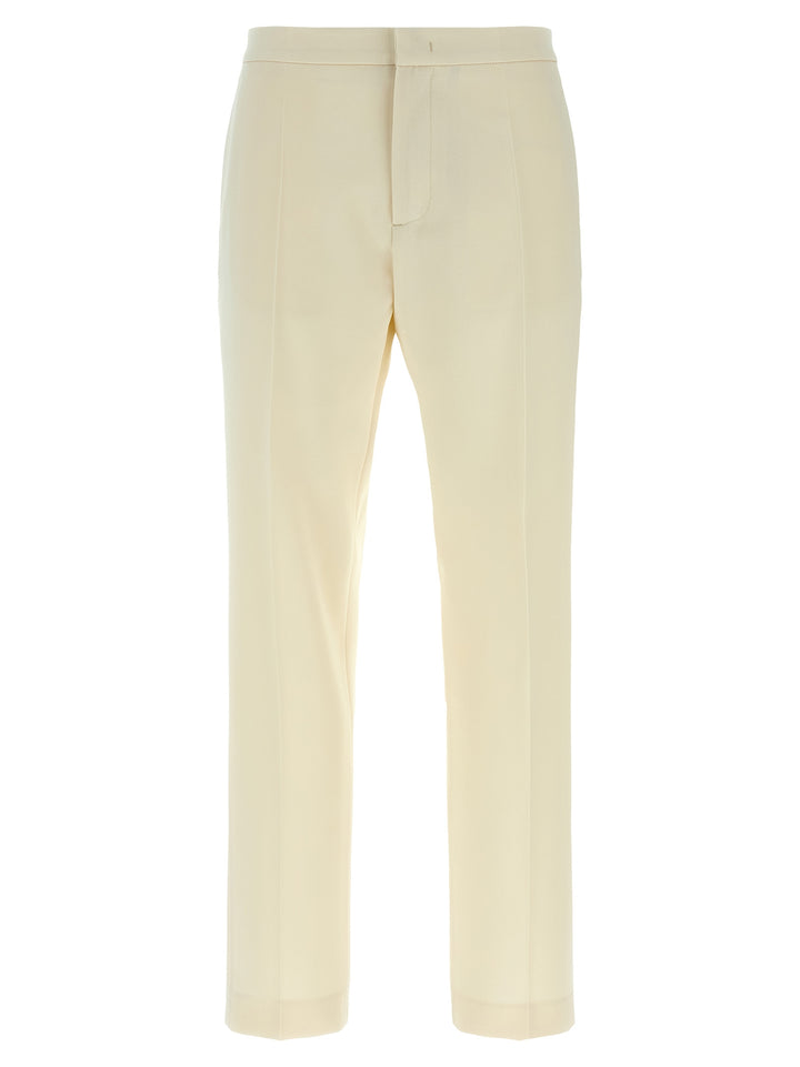 Fabiana Filippi Jewel Detail Pantaloni - Bianco | c43254bb171807e81e41431bc385d3faa5f9c85c