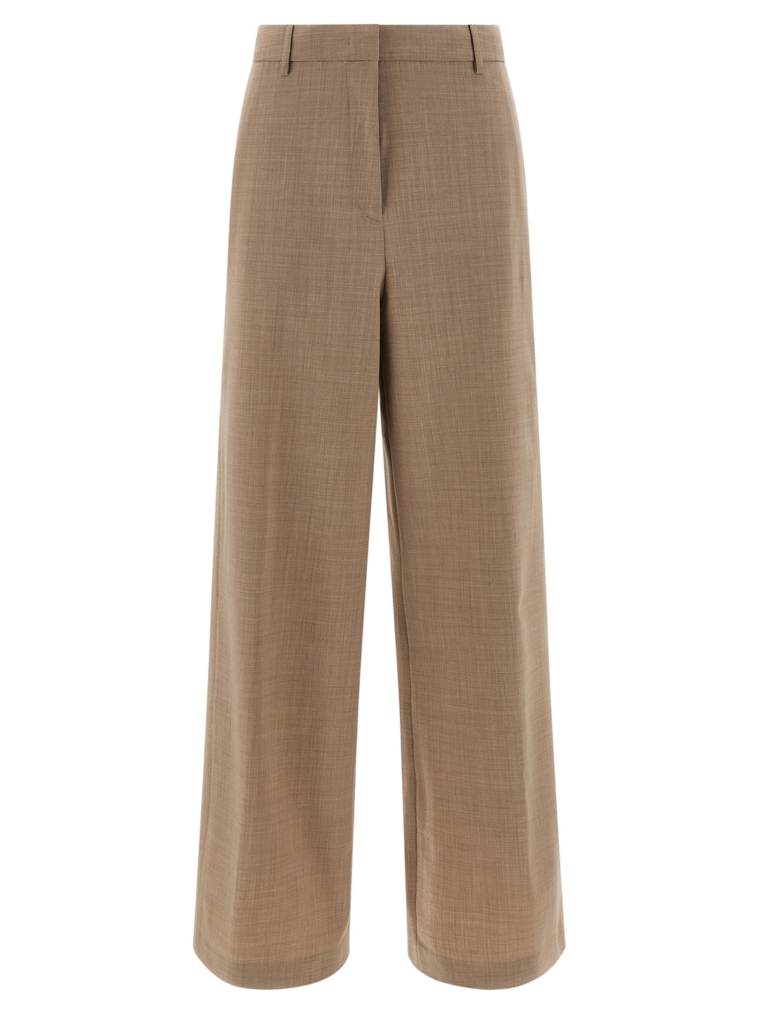Fabiana Filippi Mélange Wool Pantaloni - Beige | 5c30edacdc27adf606a8746fbd63f9920a5c5d1a