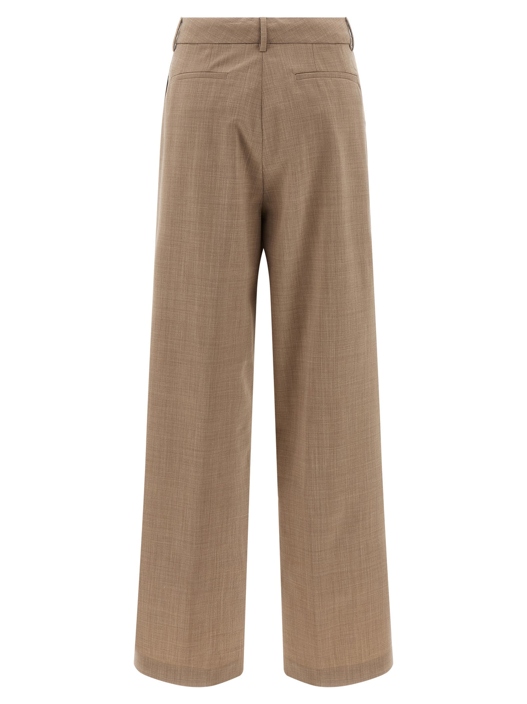 Fabiana Filippi Mélange Wool Pantaloni - Beige | 43ec9d63eb23c04661ee4f462d1eeae29e94b2b7