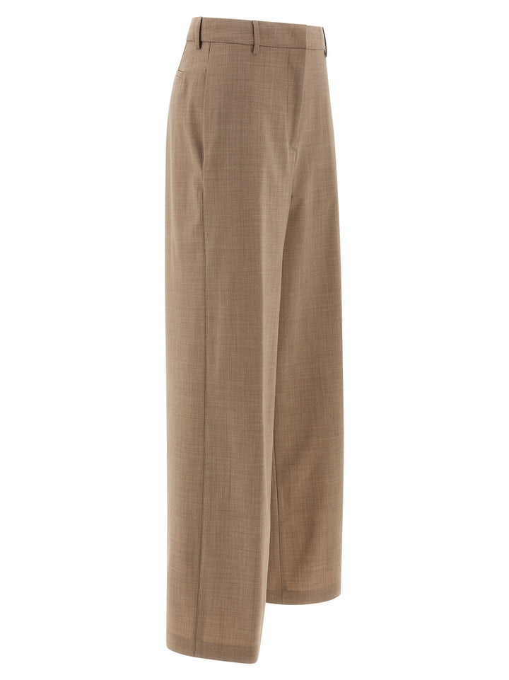 Fabiana Filippi Mélange Wool Pantaloni - Beige | 5a577489ce2593c52aafda0c6b6bdada0e8c554d