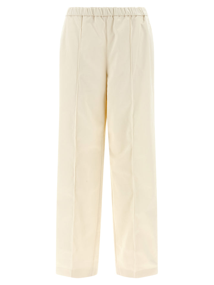 Fabiana Filippi Gabardine Pantaloni - Beige | da7505cb71d1ee9fb7675de9bbfe19fcab1f8c79
