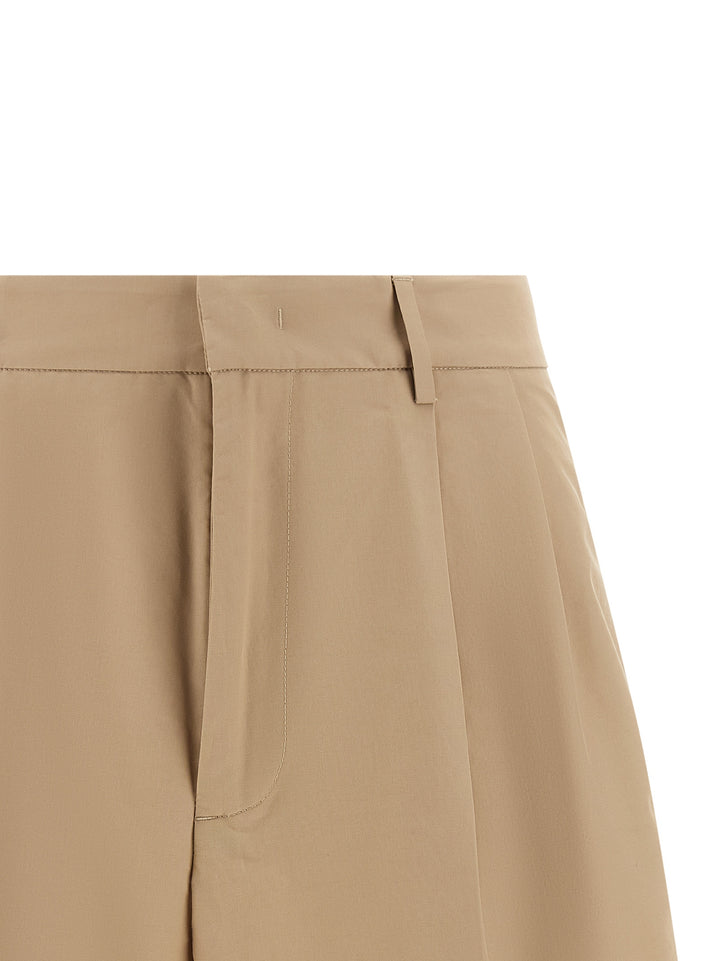 Fabiana Filippi Bermuda Shorts With Pleats Bermuda e Short - Marrone | d5a9a5e96b1964233bde5f76a10e5016f27af419