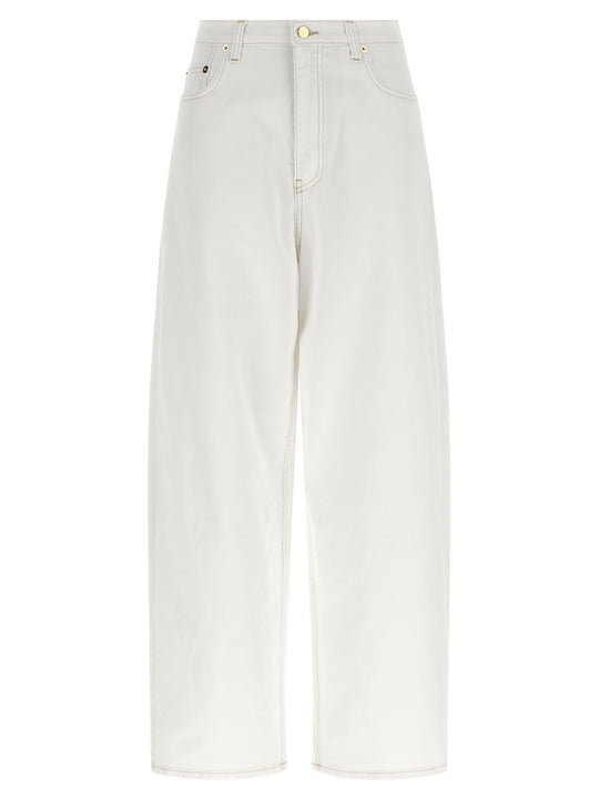High Waist Jeans Bianco