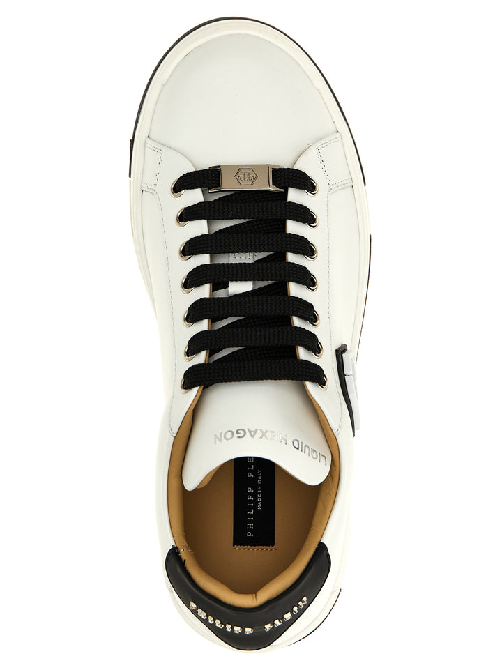Philipp Plein Hexagon Sneakers - Bianco/Nero | b068de500052409f07ebc028c3d76567262044b4