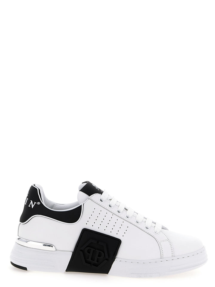 Philipp Plein Hexagon Sneakers - Bianco/Nero | 3743df911e4f45a9e0b9f616784821edbe5d7a7f