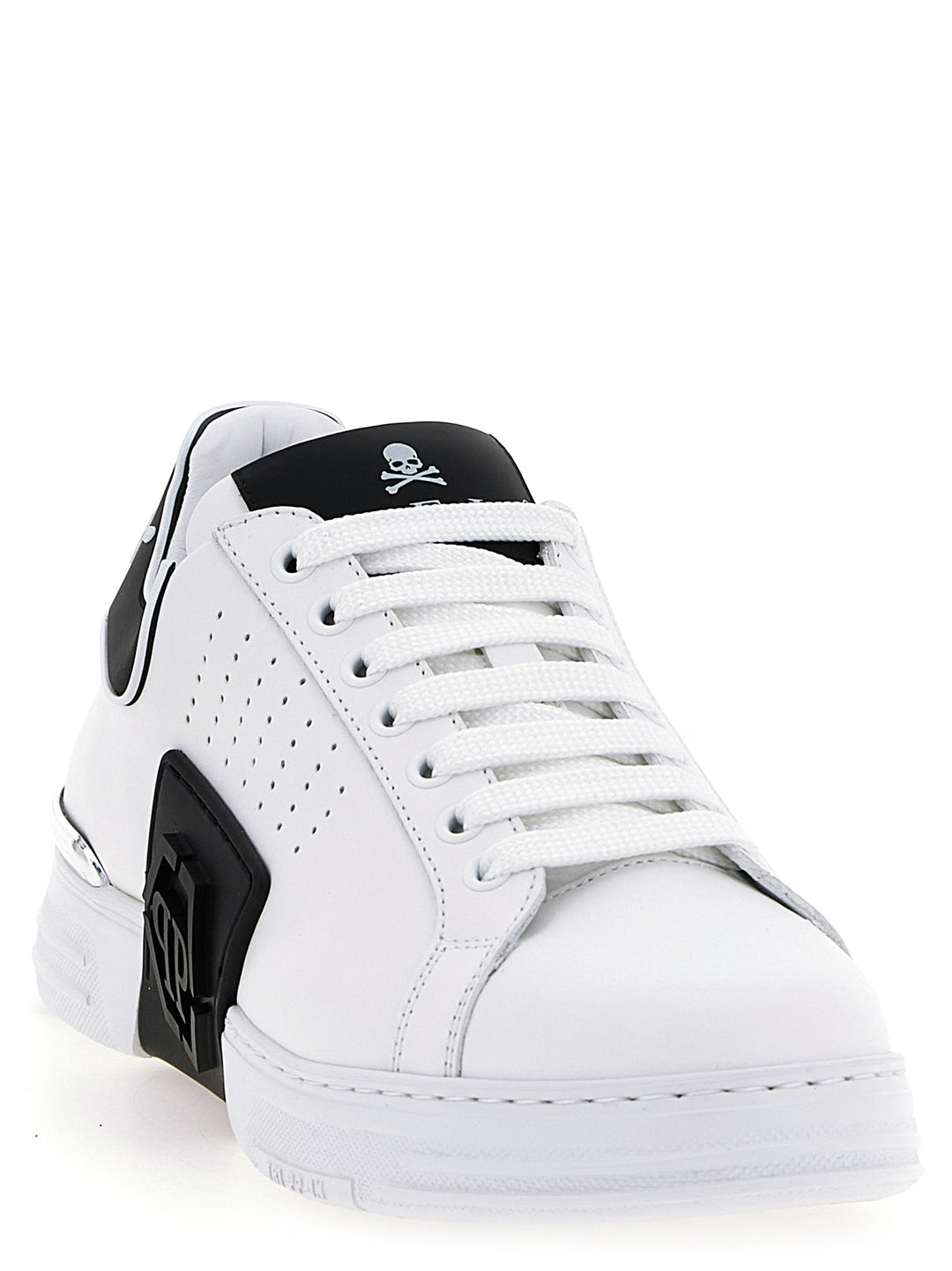 Philipp Plein Hexagon Sneakers - Bianco/Nero | ac9569c562fac0da09bb652d3c39895afa5078e7