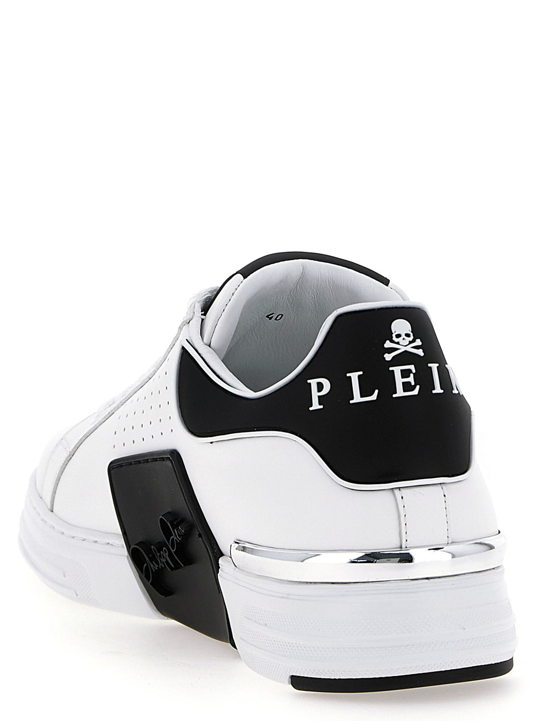 Philipp Plein Hexagon Sneakers - Bianco/Nero | b7392b3f07ab70cc51408372857877fb99132d9f