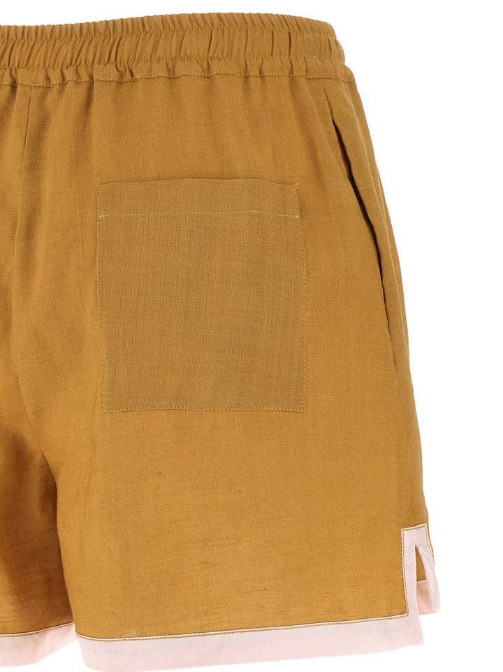 Marni Linen Shorts Bermuda e Short - Giallo | 2424800f5bd36daf3378ed7550e0dfb1c16030ed