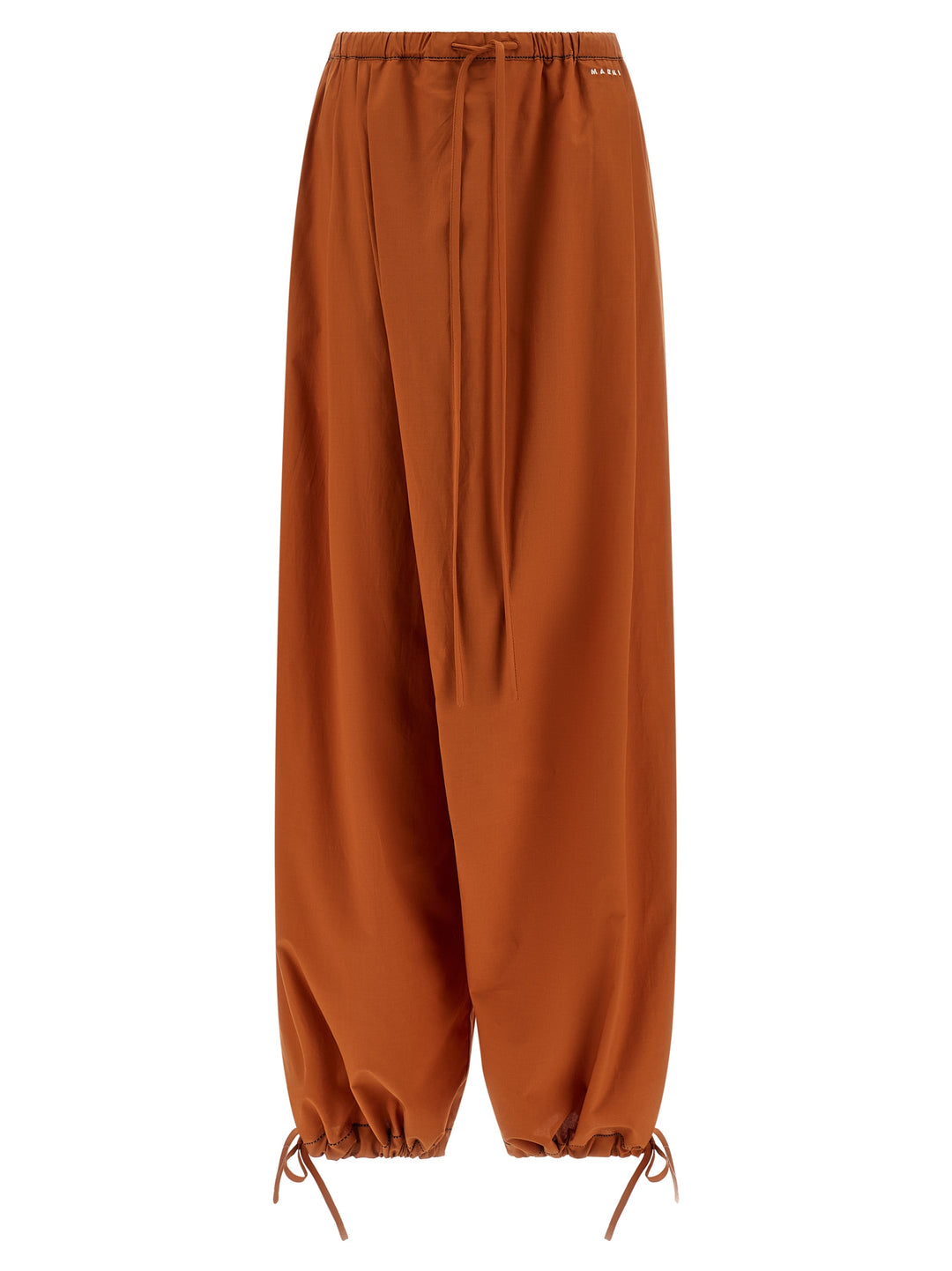 Marni Diagonal Draping Pantaloni - Arancione | 315fd520618ed8ffc95d01c88b4ecf83ed14782a