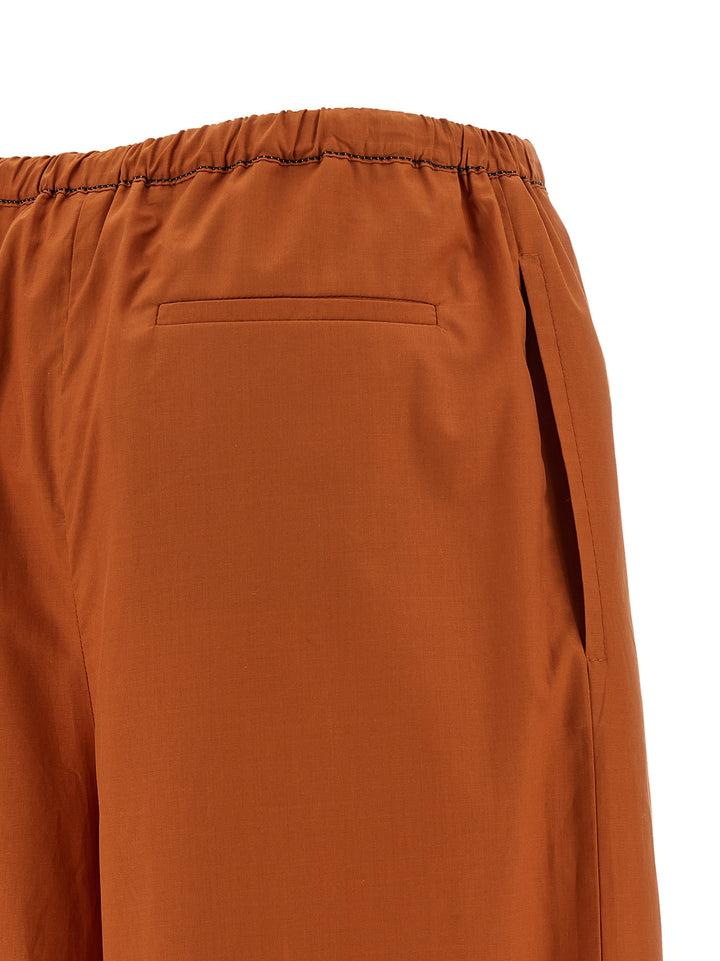 Marni Diagonal Draping Pantaloni - Arancione | c263c785ebea6afe503809888926825968e0fb37