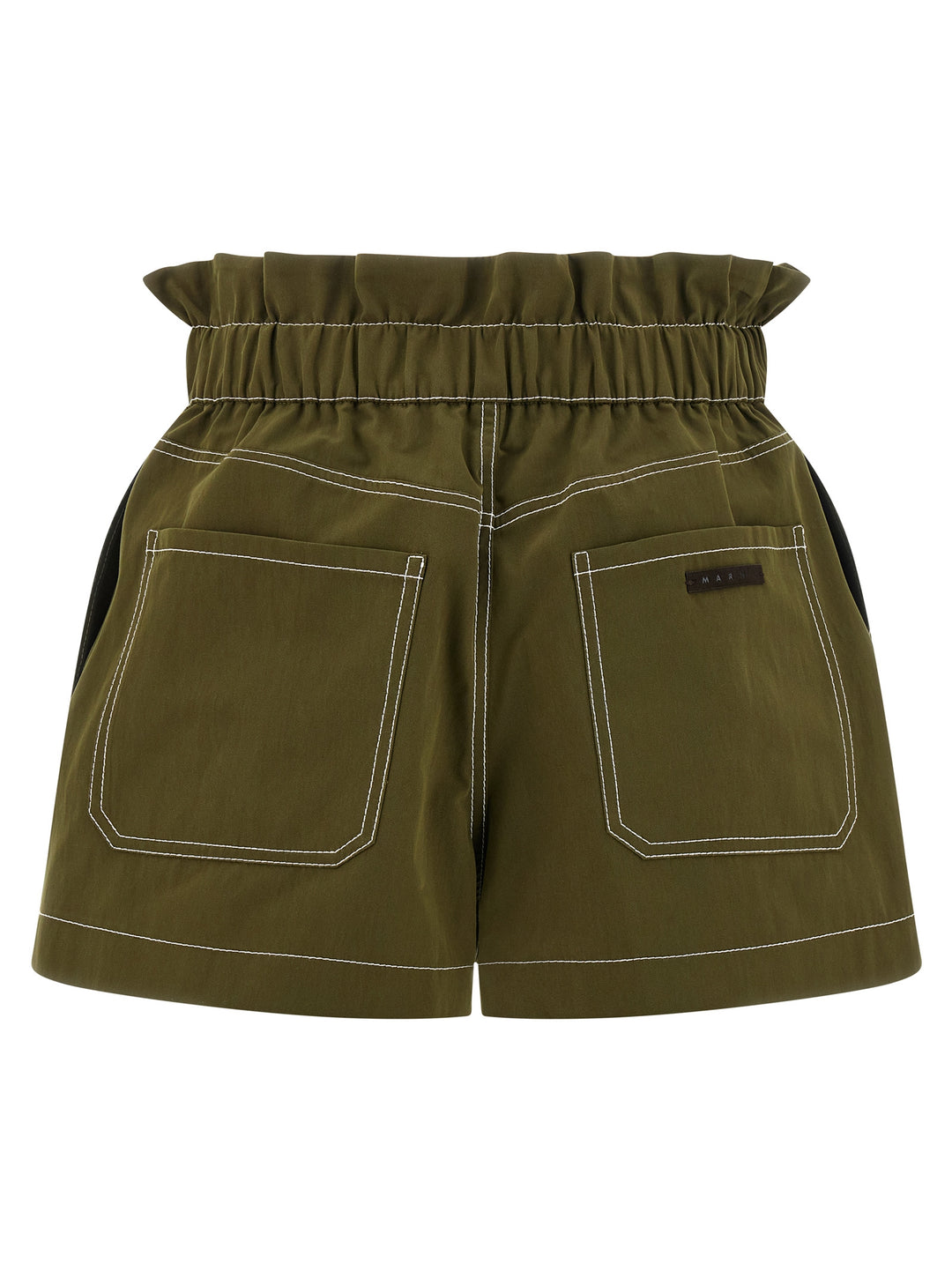 Marni Gabardine Shorts Bermuda e Short - Verde | 9883ed1f162d49b7a9d1c80ca6a072e1d195b573