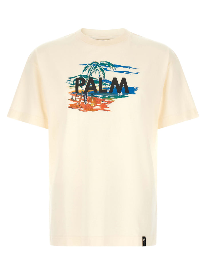 Palm Angels Graphic Print T shirt - Bianco | e094efc26a73288de12a02072aa1886387993554