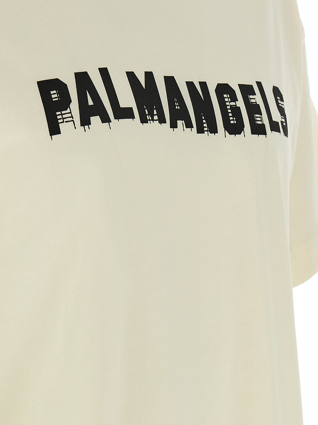 Palm Angels Logo Print T shirt - Bianco | d29c979f3d072b2ff100d5e30a8824f08a207faf