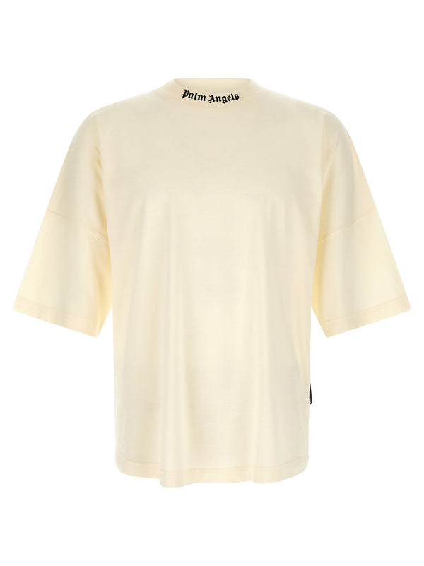 Logo Print T Shirt Bianco