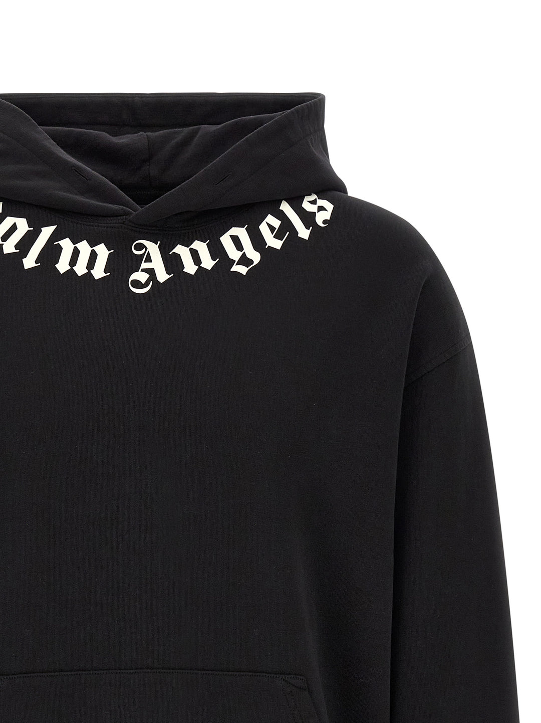 Palm Angels Logo Hoodie Felpe - Nero | 307cdee6bf48e1c70aba550c0a795384030ac53b