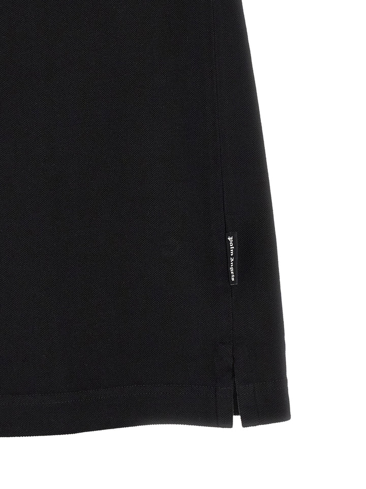 Palm Angels Logo Patch  Shirt Polo - Nero | 425f1e0f47eb56142ccd94c6c555180f0a64cec1
