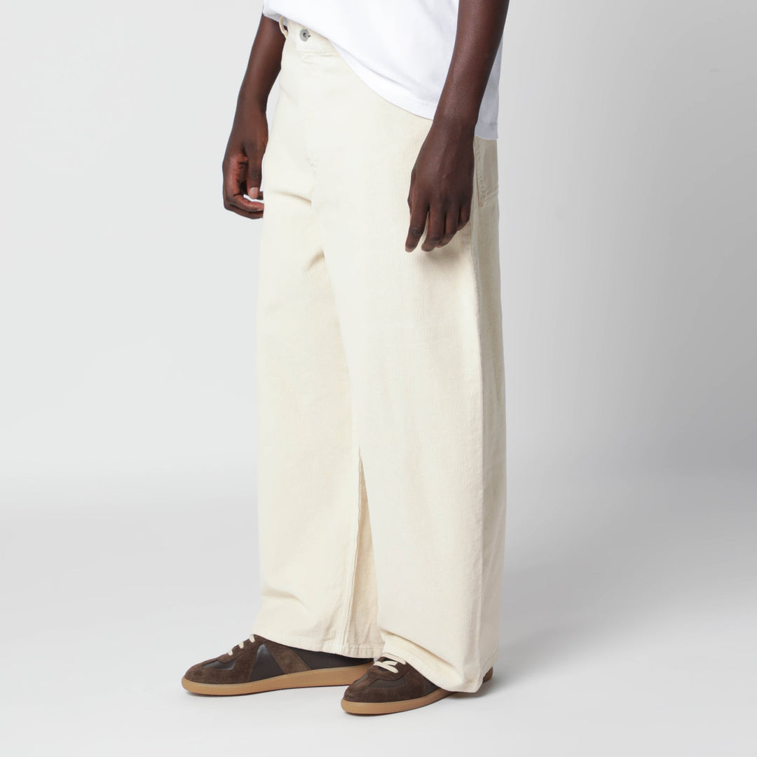 Studio Nicholson Cream Paolo Wide-Leg Jeans