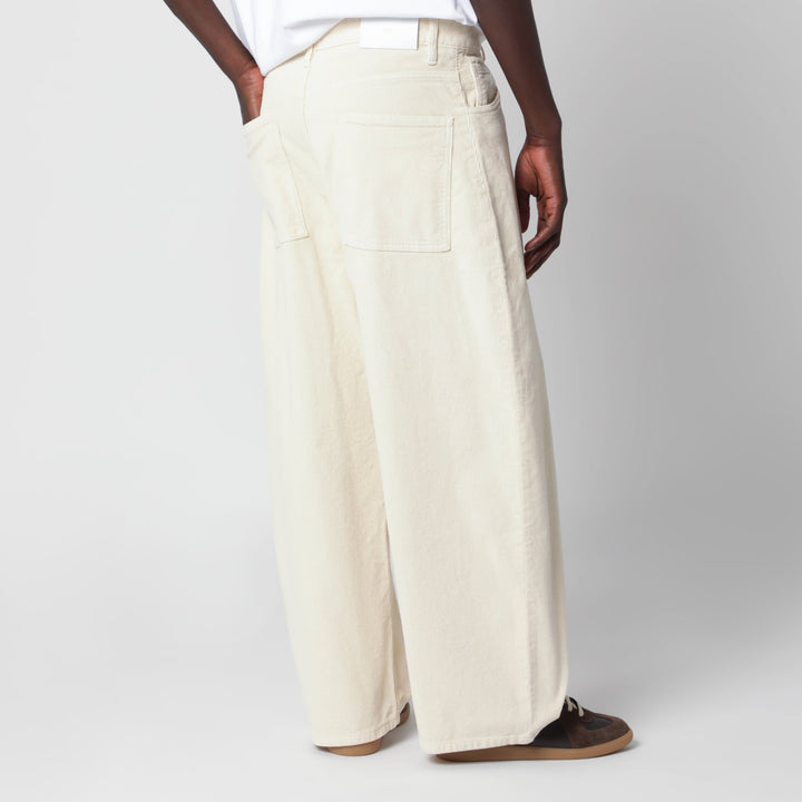 Studio Nicholson Cream Paolo Wide-Leg Jeans