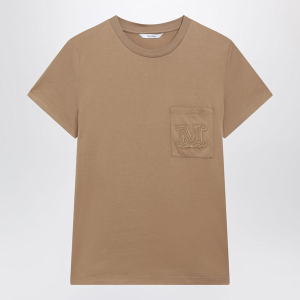 Camel Cotton Jersey T-Shirt