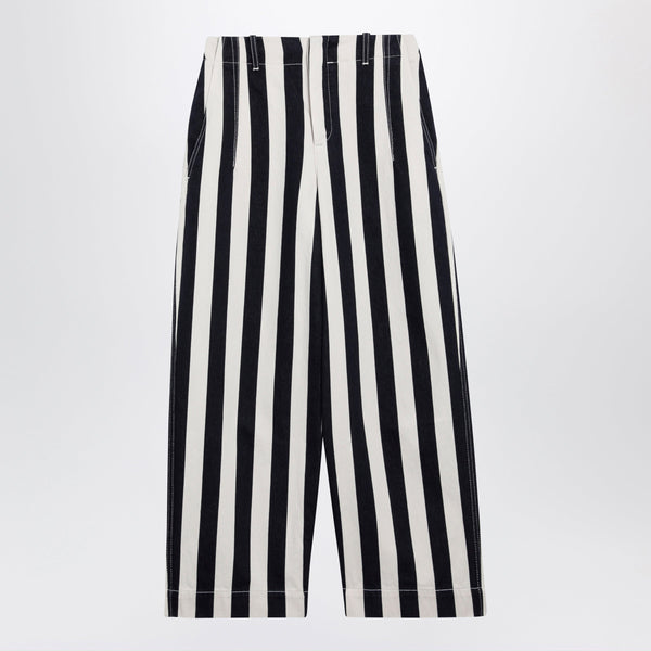 Parasol De-Nîmes Striped Denim Trousers