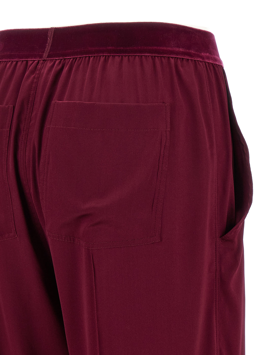 Tom Ford Silk Pantaloni - Bordeaux | 73a7895c38004d31f6162433e7879a0cea4414ec