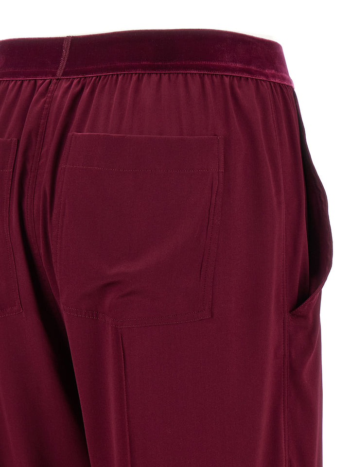 Tom Ford Silk Pantaloni - Bordeaux | 73a7895c38004d31f6162433e7879a0cea4414ec