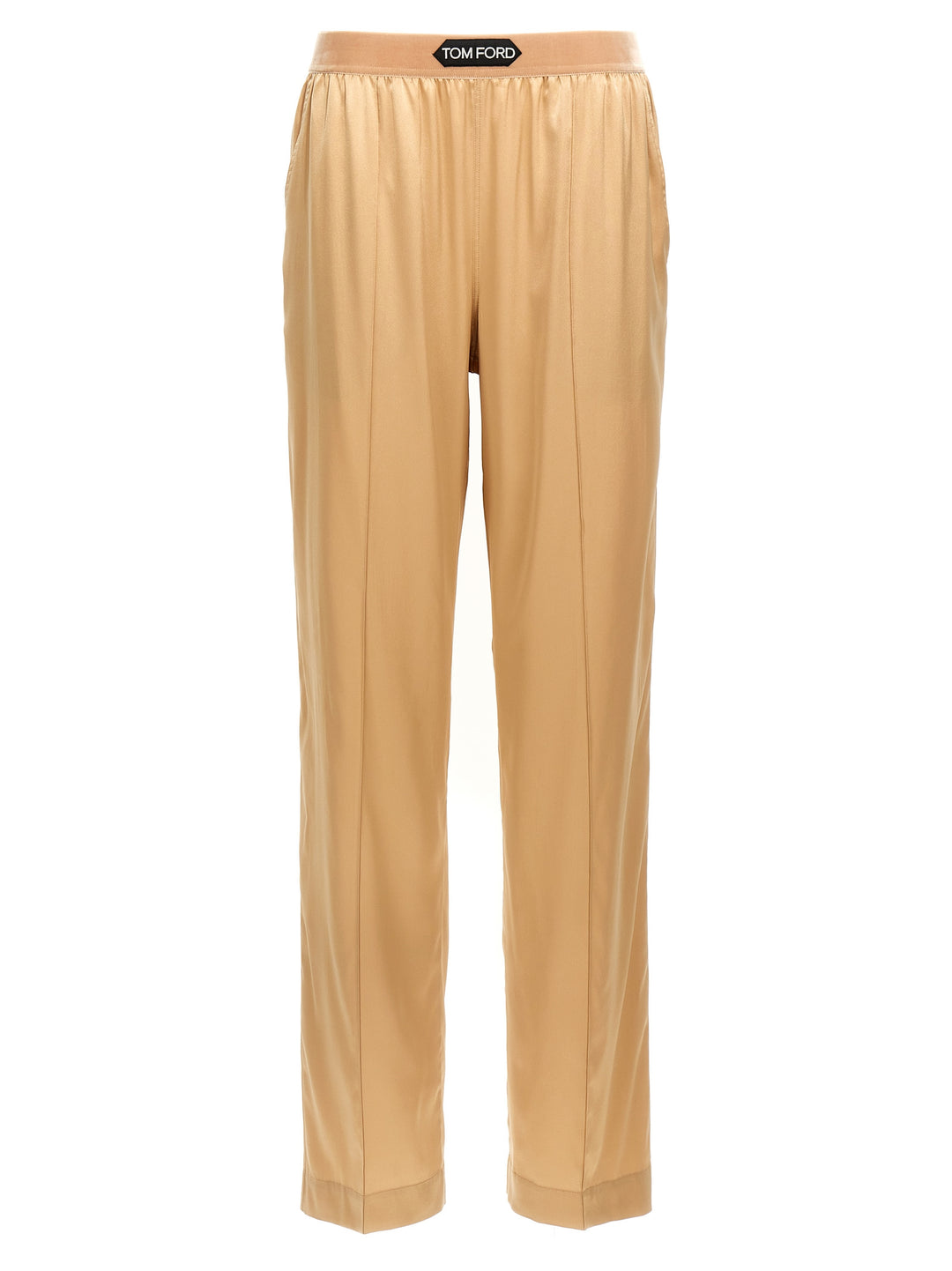 Tom Ford Silk Pantaloni - Beige | 311449ed181a2440c95de75afd8a872d0680c831