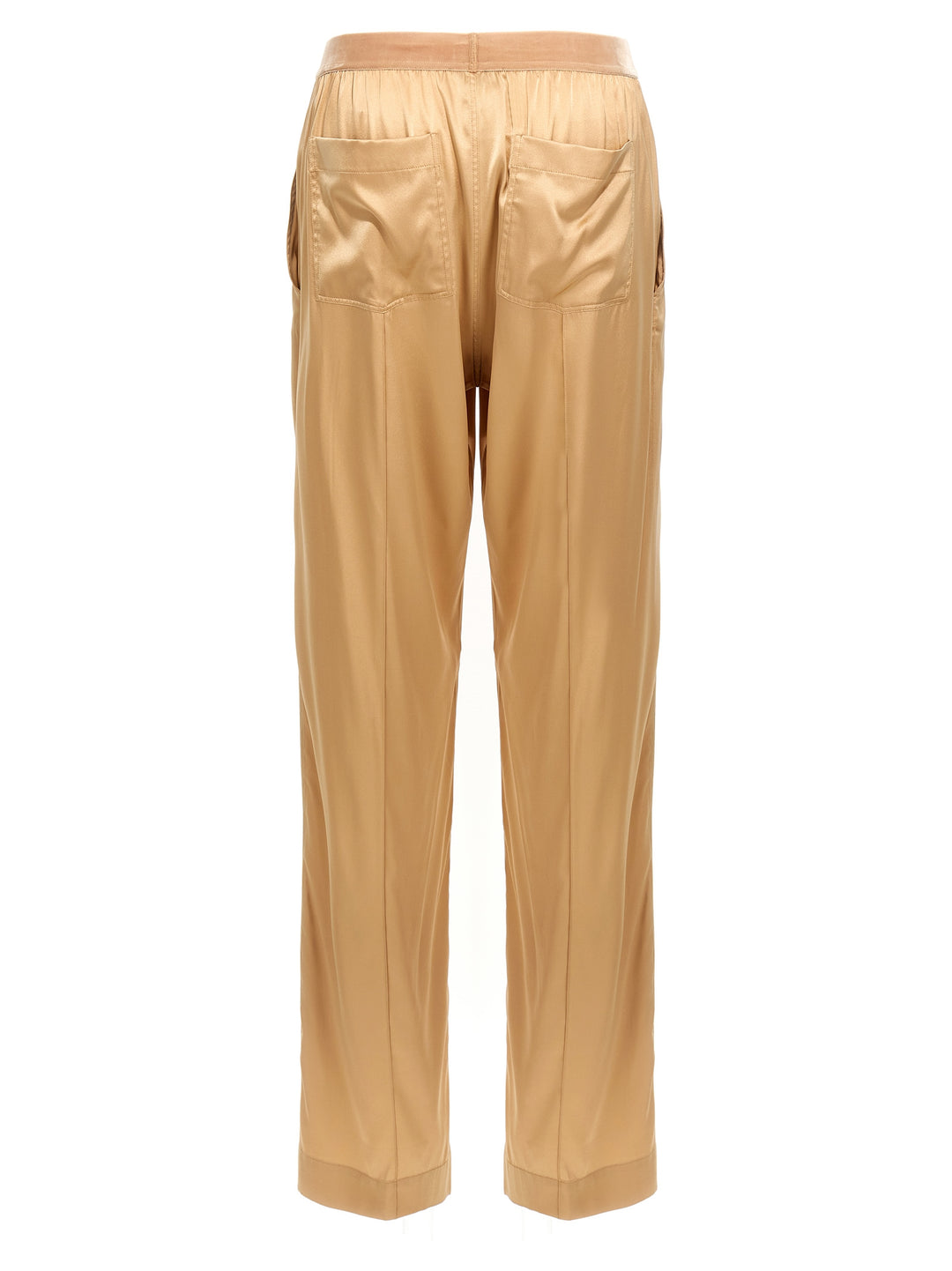 Tom Ford Silk Pantaloni - Beige | 7c4f58fe342a969a69119a14b0cd2d9ff7883019