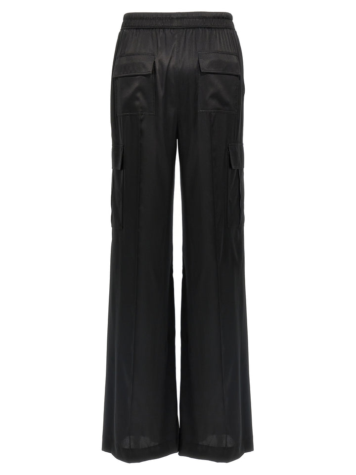Tom Ford Cargo Silk Pantaloni - Nero | 94b517e12ef8da93ed41cca1cd97cb4ff2397d56