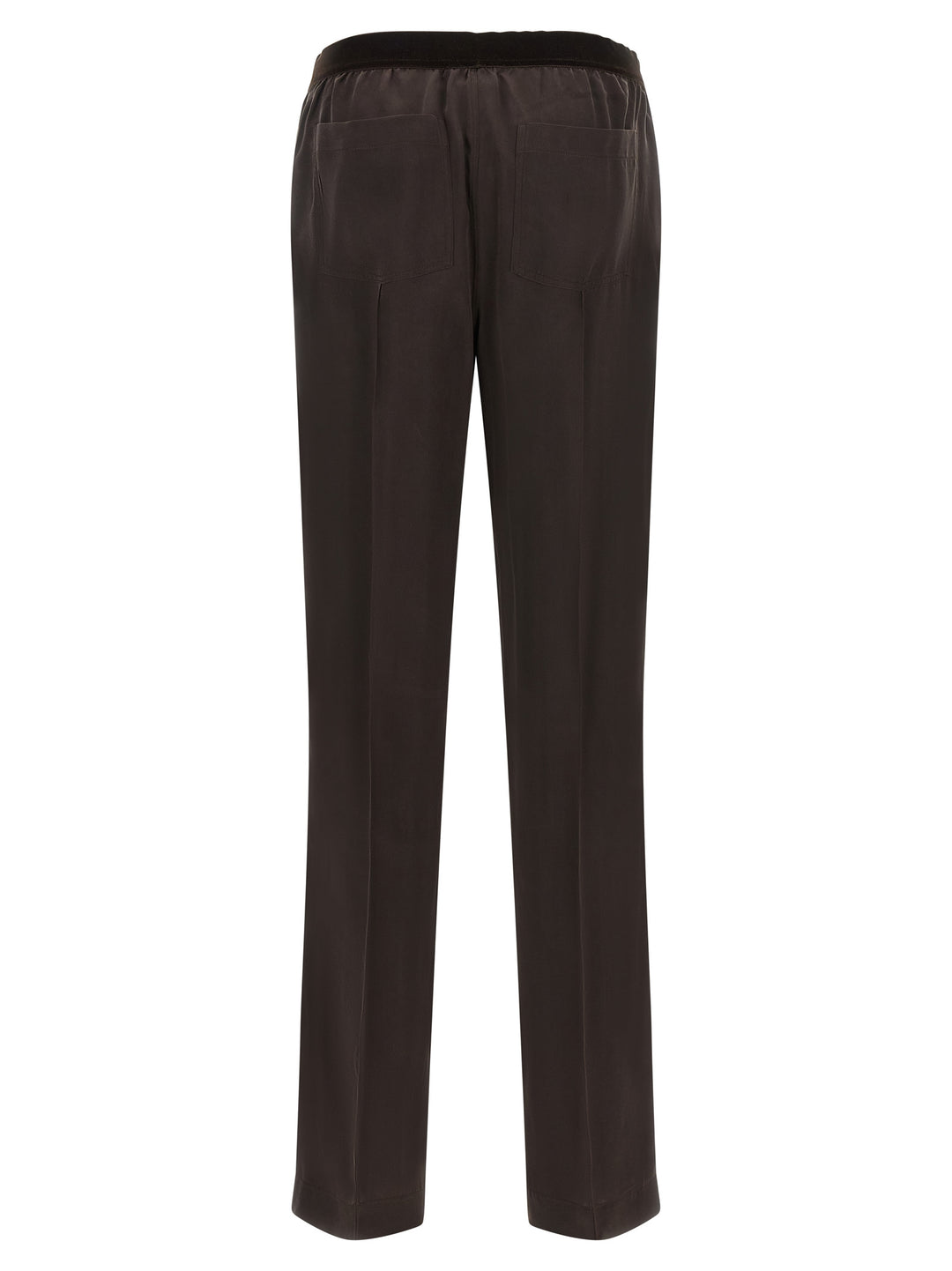 Tom Ford Silk Pantaloni - Marrone | 82156715d8c52dc7a7e31e535e5e30f85bf414e4