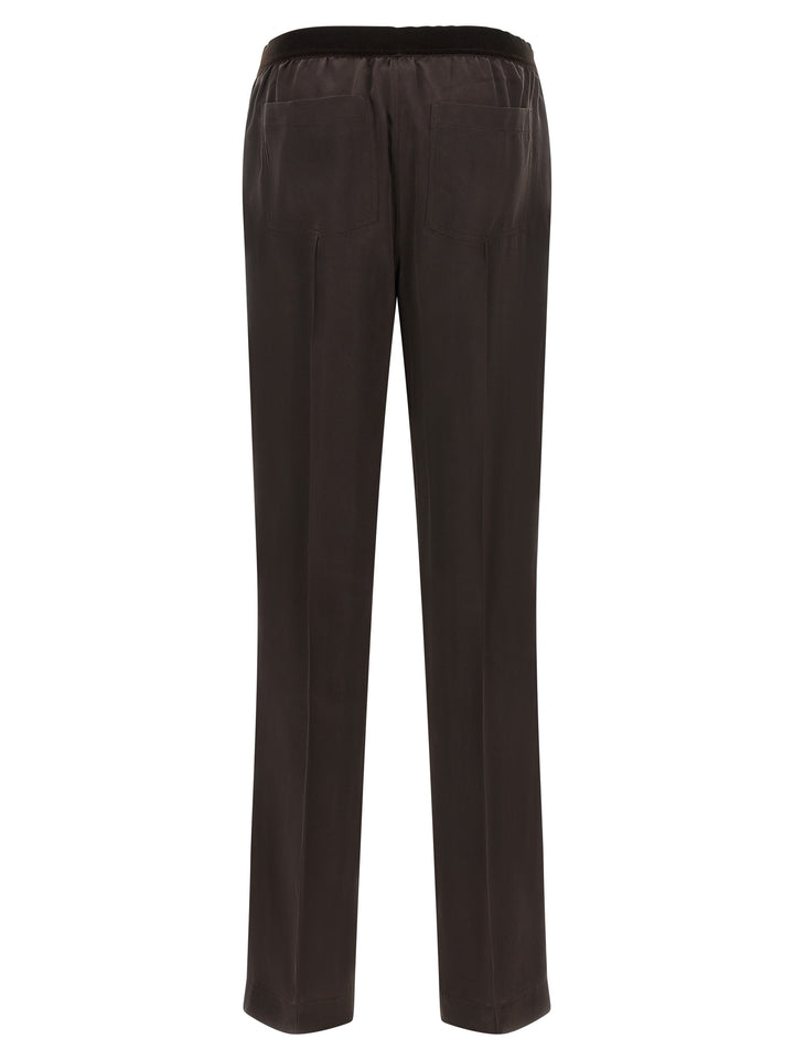 Tom Ford Silk Pantaloni - Marrone | 82156715d8c52dc7a7e31e535e5e30f85bf414e4