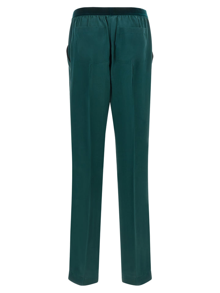 Tom Ford Silk Trousers Pantaloni - Verde | 88de9baaeefb45012b28fb433c4a666f771ab9cd
