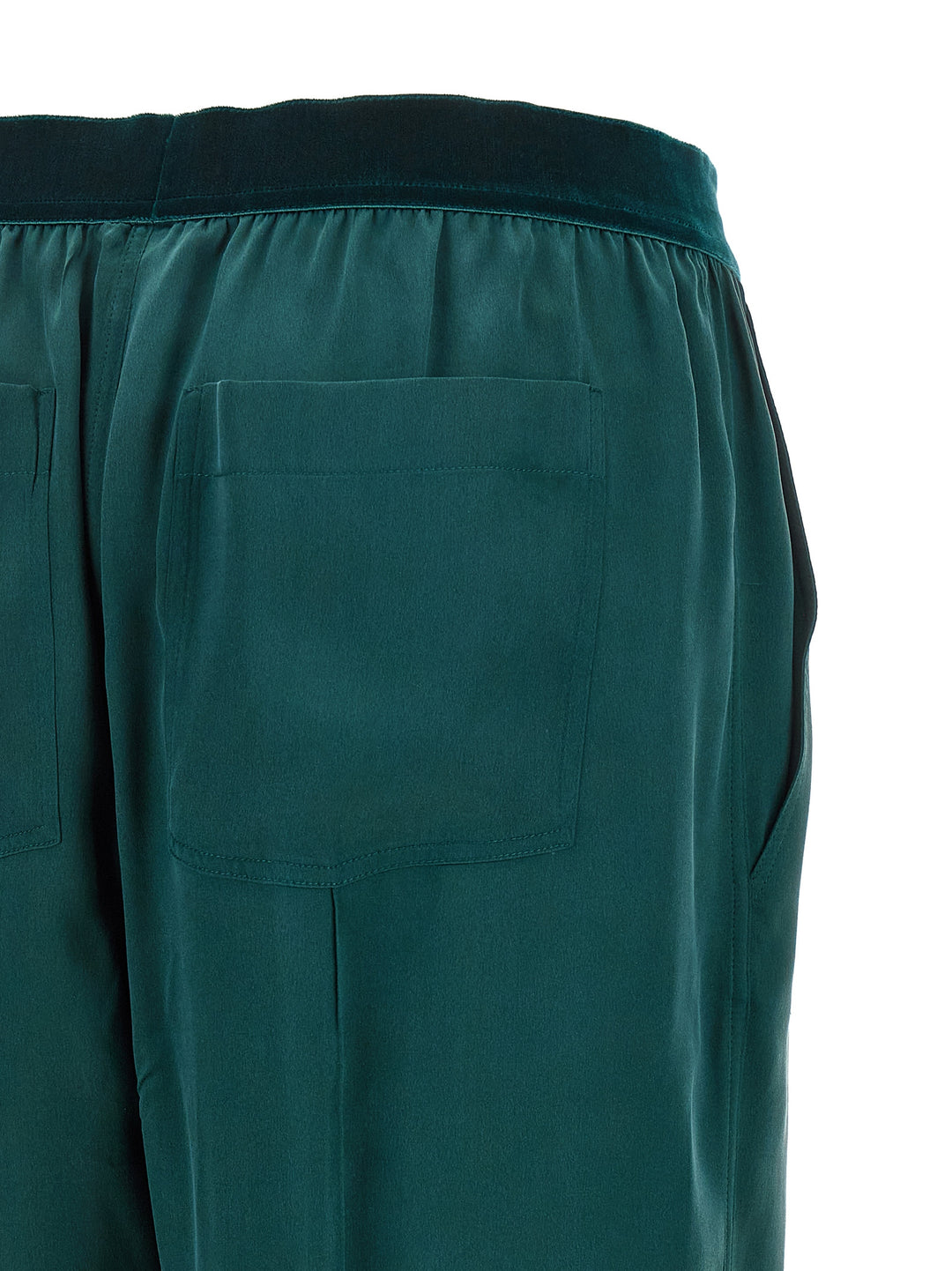 Tom Ford Silk Trousers Pantaloni - Verde | e394fe7fea13e263c11da15c5d34669e24e658d8